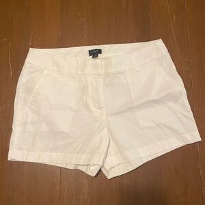 Women’s J. Crew White Tailored Shorts